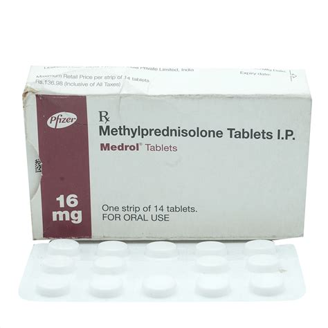 Medrol 16 Mg Tablet 14s Price Uses Side Effects Composition
