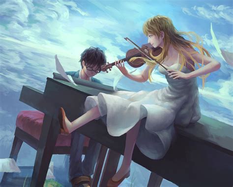Your Lie In April Full Hd Wallpaper And Background Image 1920x1536