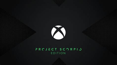 Xbox One X Project Scorpio Edition The Hot Desktop Wallpapers And