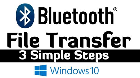 Bluetooth File Transfer In Windows 10 3 Easy Steps Youtube