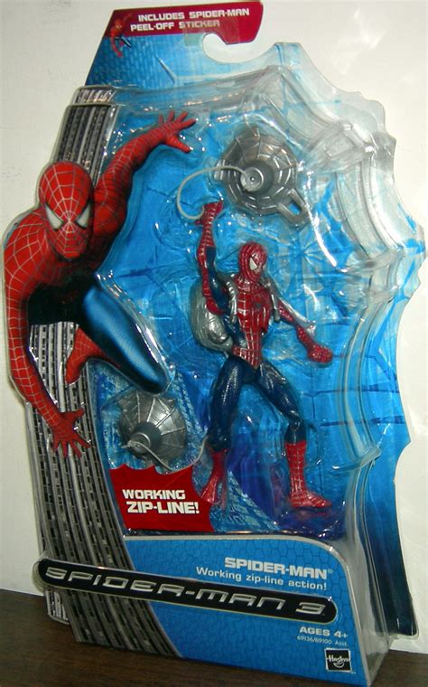Spider Man 3 Movie Working Zip Line Action Figure Hasbro