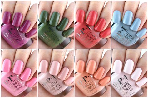 Opi Infinite Shine Spring Collection Review And Swatches The