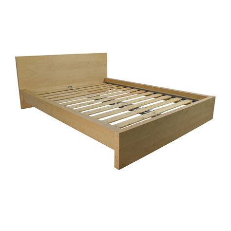 Solid bed with good storagepaulettesolid bed with good storage space. 62% OFF - IKEA IKEA Sultan Queen Bed Frame / Beds