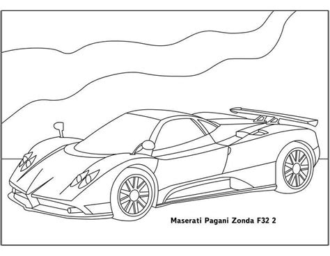 Maserati Coloring Pages To Print And Color