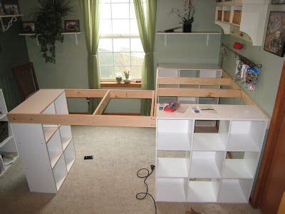 Ikea hack custom transforming home office desks saving amy. DO IT YOURSELF WHITE CRAFT DESK: HOW TO BUILD A CUSTOM ...