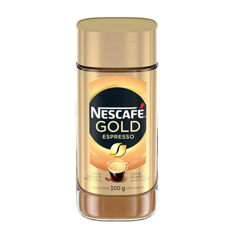 NescafÉ Gold Espresso Instant Coffee 100g Jar Imported From Canada