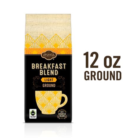 Kroger Private Selection® Fair Trade Breakfast Blend Light Roast Ground Coffee 12 Oz In 2022