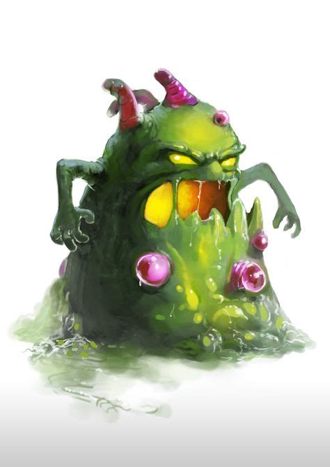 30 Fantasy Slimes And Oozes Ideas Fantasy Monster Fantasy Creatures
