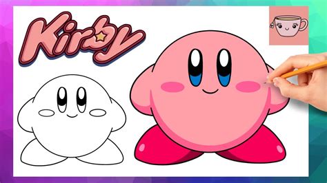How To Draw Kirby Cute Easy Step By Step Drawing Tutorial Youtube