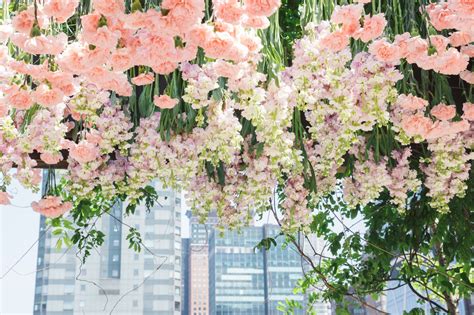 Breathtaking Floral Ceilings By Bride And Blossom Nycs Only Luxury