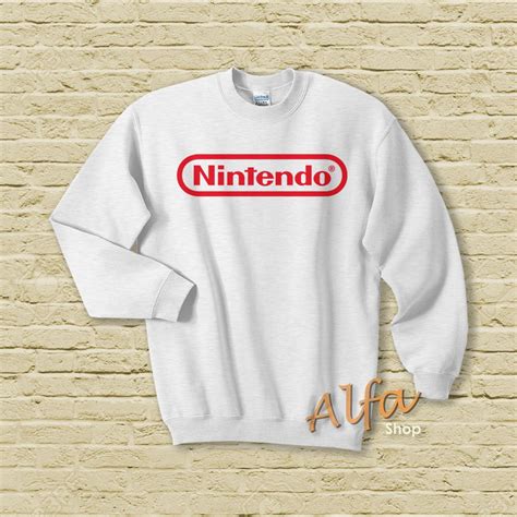 Nintendo Sweatshirt Video Game Console Entertainment System Etsy