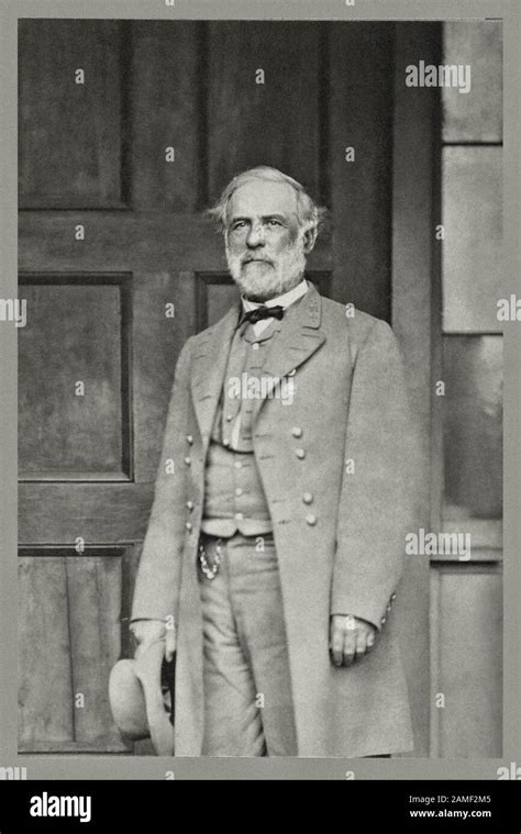 Portrait Of General Robert E Lee 1865 Robert Edward Lee 1807 1870