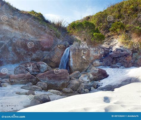Waterfall Beach Stock Photo Image Of Perth Infant Park 48743644