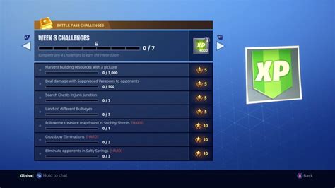 Typically, the weekly challenges are leaked weeks in advance by fortnite data miners. Fortnite Season 3 Weekly Challenges Guide Week 6 (Weekly ...