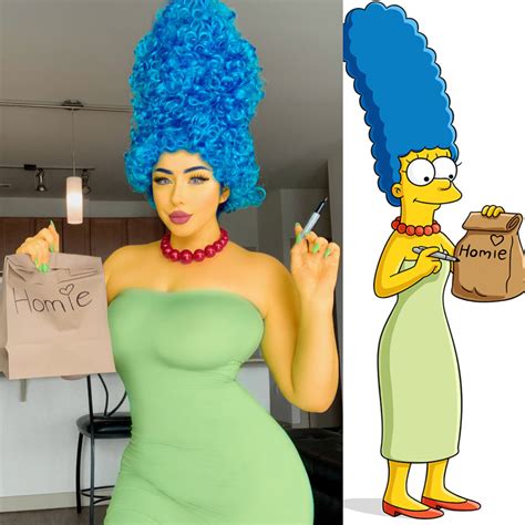 Juliette Michele As Marge Simpson R Cosplaygirls