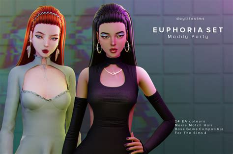 Euphoria Set Maddy Party In 2022 Sims Sims 4 Sims 4 Cc Folder