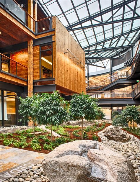 A Lush Indoor Garden Is Tucked Away In The Middle Of A Government