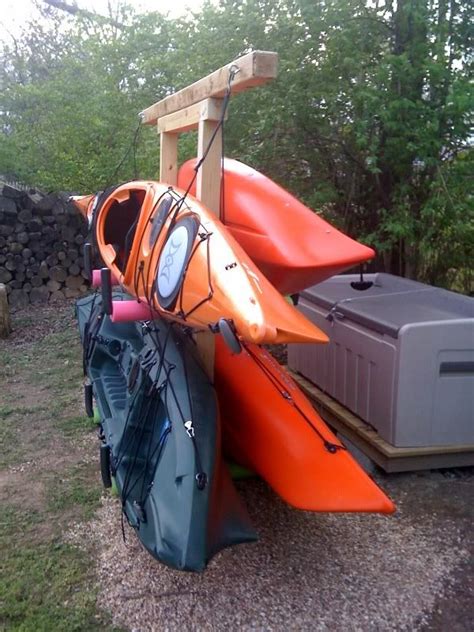 How to load a kayak without a traditional roof rack. Pin by Terri Totten on Kayak storage | Kayak storage rack, Diy kayak storage, Kayak storage