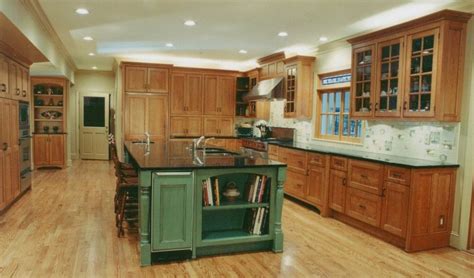 The Green Stained Cabinet In This Picture Gives You An Idea Of How The