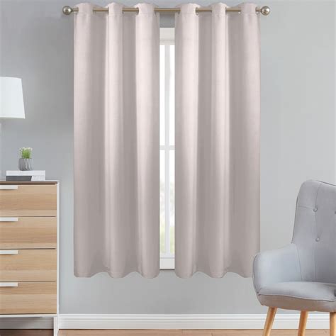 Style Basics 63 Inch Long Blackout Curtains For Bedroom 100 Total
