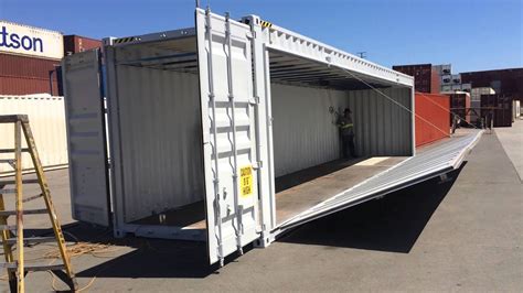 40 Shipping Container Side Hinge Wall Opening Shipping Container