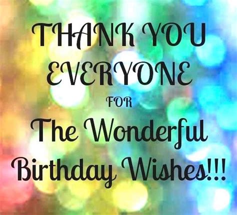 Pin By Bonnie Barowy On Birthday Wishes Thank You For Birthday Wishes