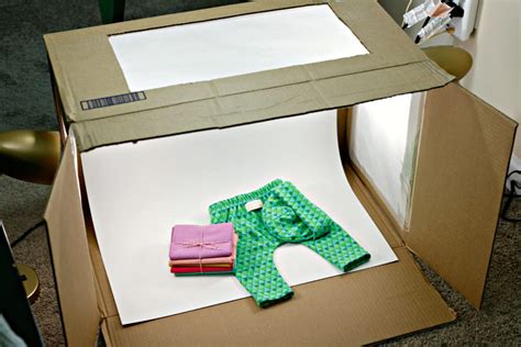 Diy Photography Light Box From A Cardboard Box Walmart Led Desk Lamps
