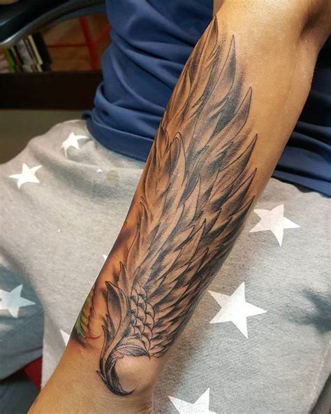 Forearm Wing Tattoo Designs Ideas And Meaning Tattoos