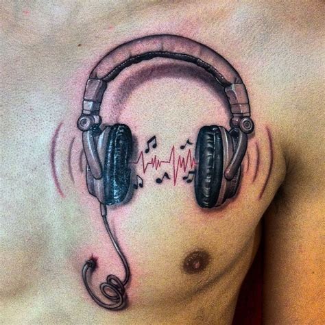 Pin By Filip Kareš On New Tattoo By Lucy Headphones Tattoo Music