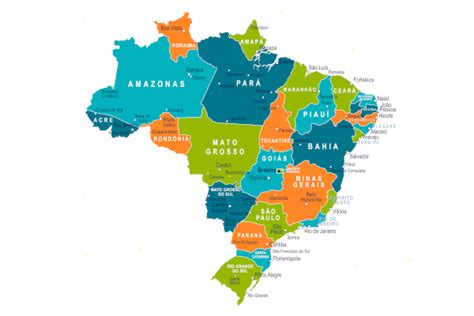 Estados Do Brasil Capitais Siglas Mapas E Mais Brasil Escola