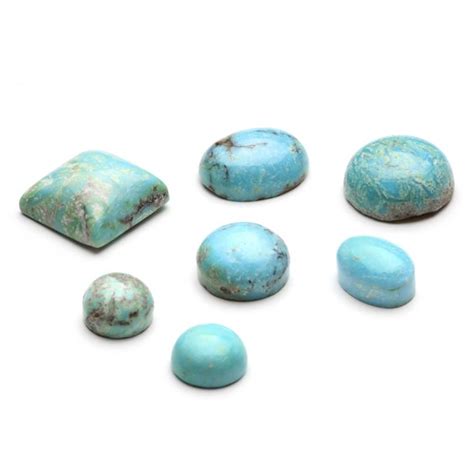 Natural Untreated Turquoise Cabochons Approx 10x8mm Oval