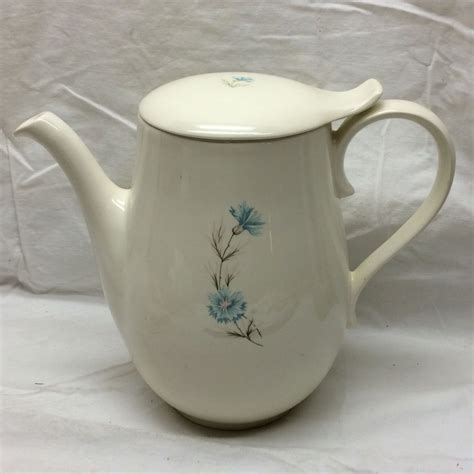 Vintage Taylor Smith Taylor Ever Yours Boutonniere Tea Coffee Pot Server Lid