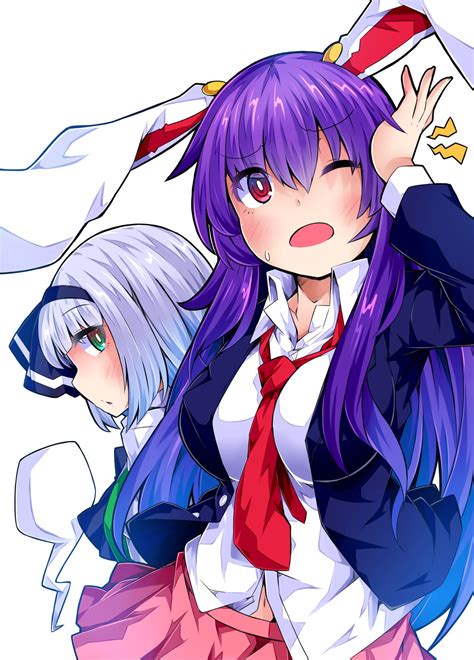 Konpaku Youmu Reisen Udongein Inaba And Konpaku Youmu Touhou Drawn