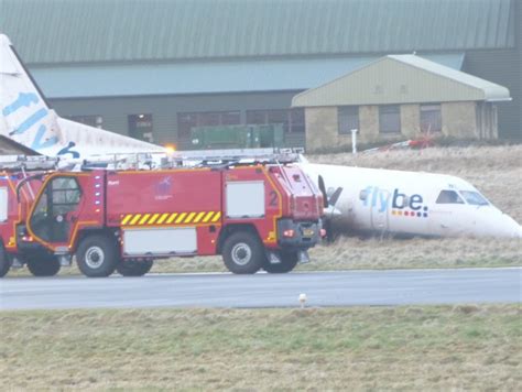 Two People Injured As Plane Blown Off Runway At Stornoway Press And