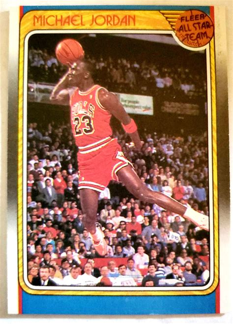 Michael Jordan 1988 Fleer All Star Team#120 Basketball Card - Buck Bully