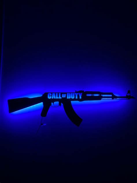 Call Of Duty Ak 47 Rifle Led Lights Etsy