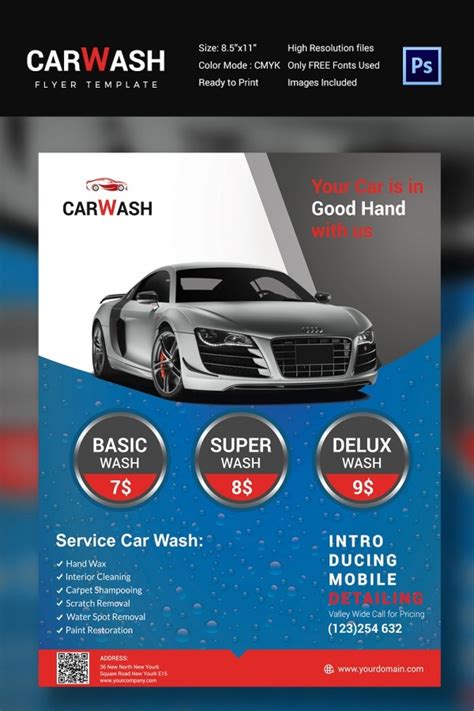 Car Wash Flyer 48 Free Psd Eps Indesign Format Download Free