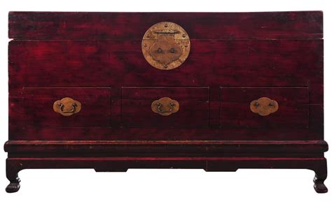 Antique Chinese 18th Century Rosewood Chest on Chairish ...
