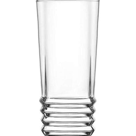 Lav Clear 11 25 Ounce Highball Drinking Glasses Thick And Durable Dishwasher Safe For