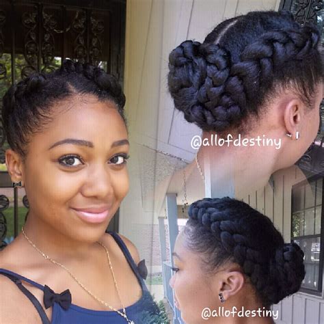 They're a cute protective hairstyle—so, perfect if you're transitioning to natural hair. Cute Braided Low Bun Video - Black Hair Information