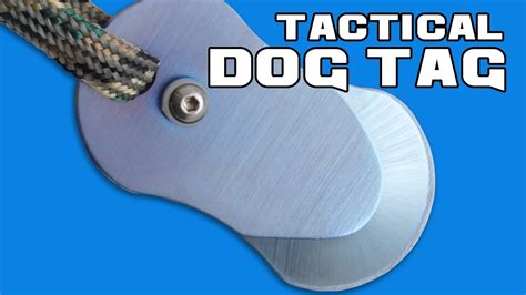 Dog id tags will keep your dog safe and will result in a quicker reunion if he ever wanders off. Titanium Tactical Dog Tag Neck Knife Review - YouTube