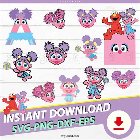 Abby Cadabby SVG PNG Digital Files Bundle Layered SvgSquad
