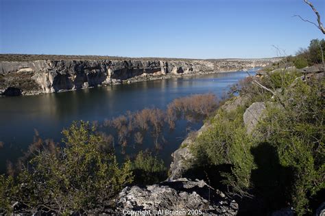 Pecos River As It Reaches The Rio Grande Between Comstock And Langtry
