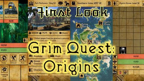 Taking A First Look At Grim Quest Origins YouTube