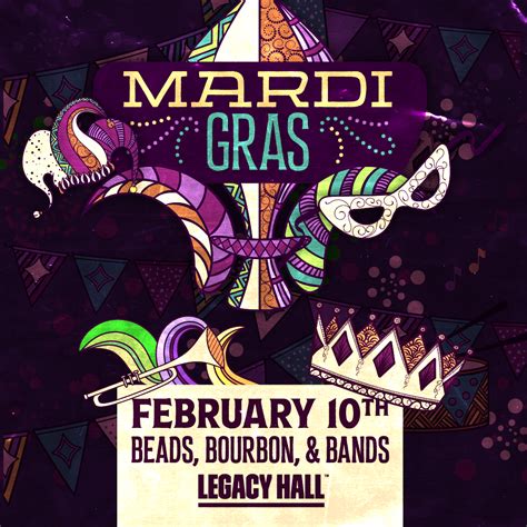 Mardi Gras Party Legacy Hall
