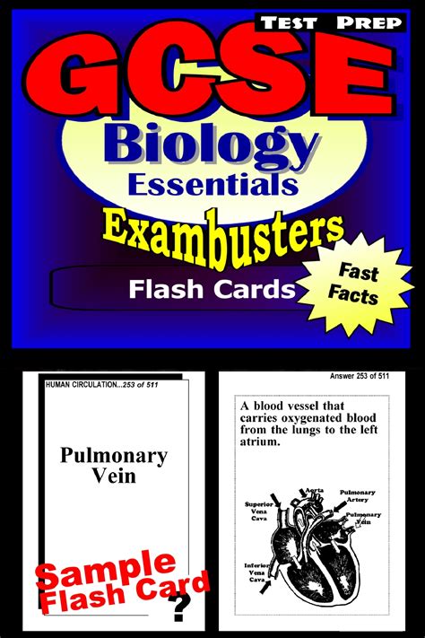 If you are not sure which exam board you are studying ask your teacher. GCSE Biology Test Prep Review--Exambusters Flash Cards ...