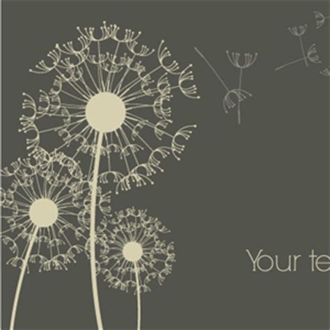 New dandelion designs everyday with commercial licenses. Free vector of the day dandelion background Vector | Free ...