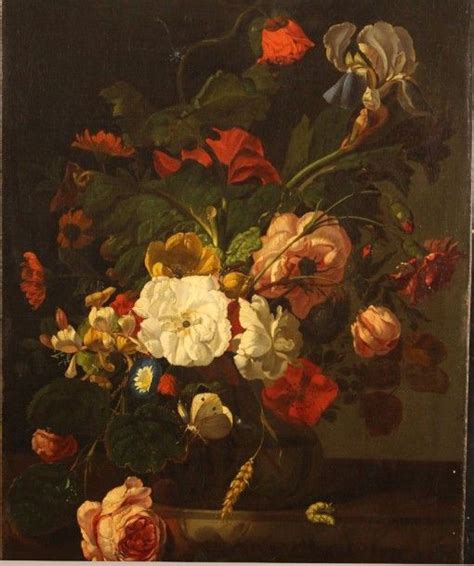 At fifteen ruysch was apprenticed to willem. Rachel Ruysch (1664-1750)-circle Still live with flowers ...