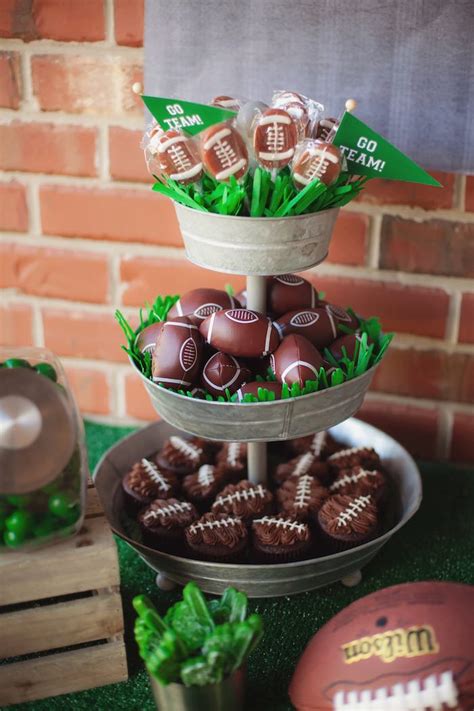 Kara's Party Ideas Tailgate Football Birthday Party | Kara's Party Ideas