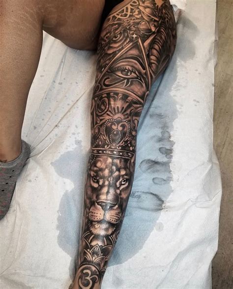 Female Women S Leg Sleeve Tattoo Sleeve Tattoo Bacak D Vmeleri Kol D Vmeleri D Vmeli Kad N